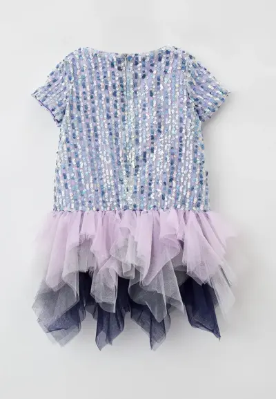 Платье нарядное из пайеток с воланом — изображение 9