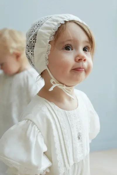 Крестильное платье в комплекте с капором — изображение 13