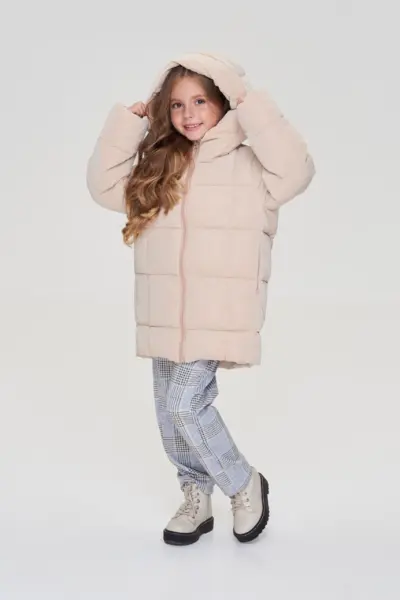 Куртка удлиненная с капюшоном — изображение 4