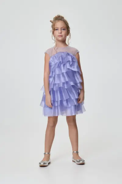 Платье нарядное с воланами — изображение 4