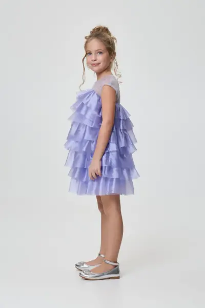 Платье нарядное с воланами — изображение 3