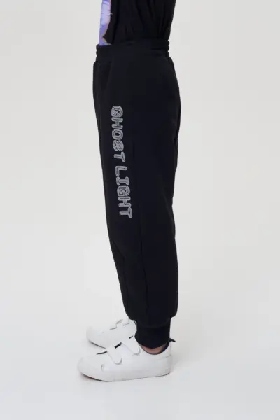 Брюки из футера с принтом — изображение 3