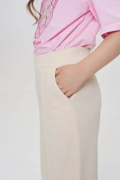 Брюки-клеш из футера — изображение 6