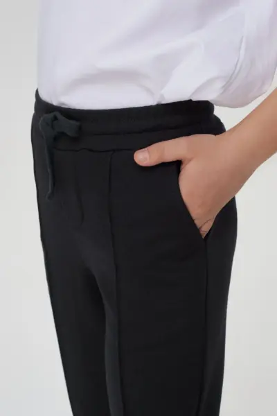 Брюки из джерси, пояс на кулиске — изображение 6