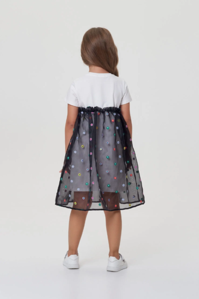 Платье из трикотажа комбинированное — изображение 4