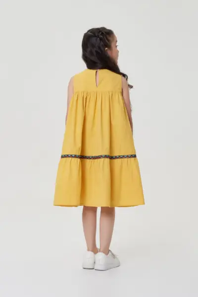 Платье из жаккардового хлопка — изображение 3