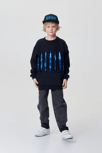 Свитшот с декоративным принтом — изображение 8