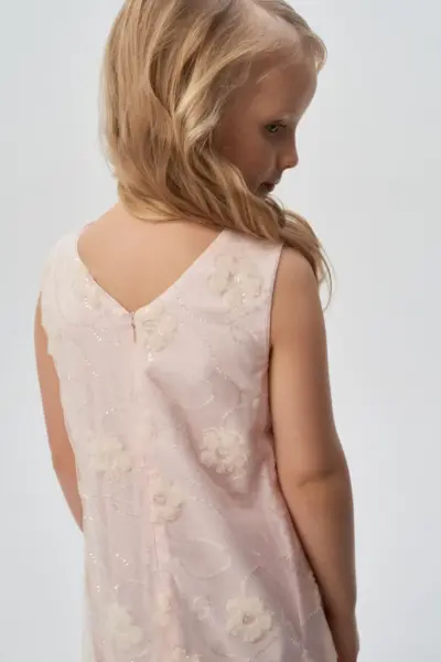 Платье нарядное из сетки-гофре — изображение 12