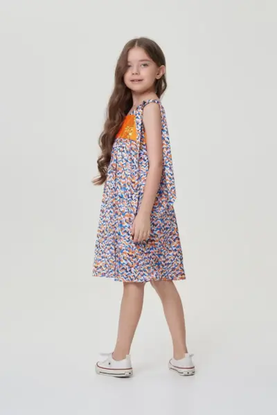 Платье-сарафан из жатого шифона — изображение 4