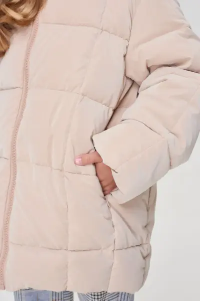 Куртка удлиненная с капюшоном — изображение 3