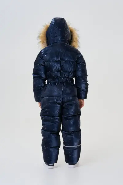 Комбинезон утепленный с искусственной меховой опушкой — изображение 4