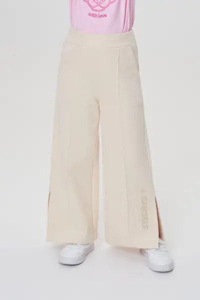 Брюки-клеш из футера — изображение 3