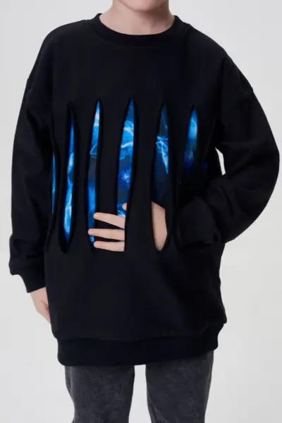 Свитшот с декоративным принтом — изображение 7