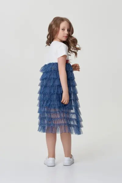 Платье из сетки с оборками — изображение 4