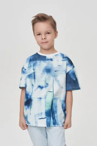 Футболка из принтованного трикотажа — изображение 4