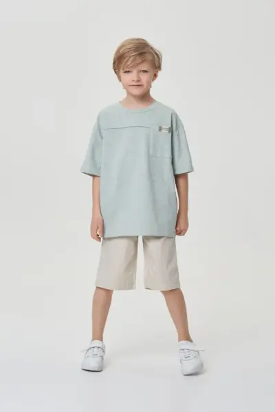 Футболка трикотажная с карманом — изображение 5