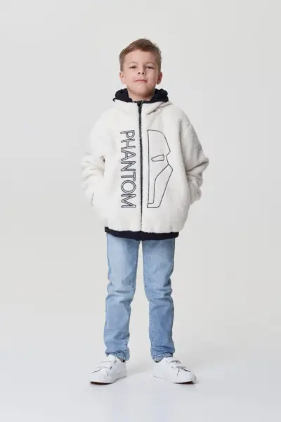 Куртка-бомбер из меха с декором — изображение 7