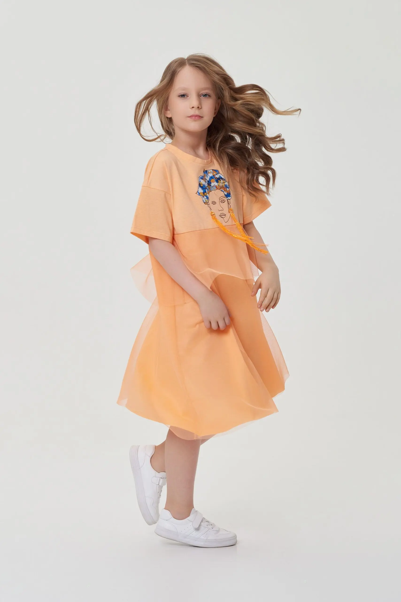 v8j2o0e00u4ukubj9bwvw1l7qzg6t08w Туника трикотажная с отделкой из сетки — изображение 1