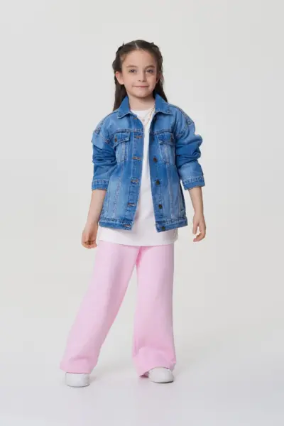 Куртка джинсовая с декором — изображение 8