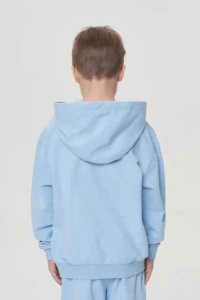 Джемпер-худи с принтом из футера — изображение 4