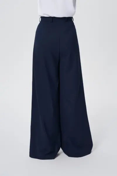 Брюки Палаццо, синие — изображение 4