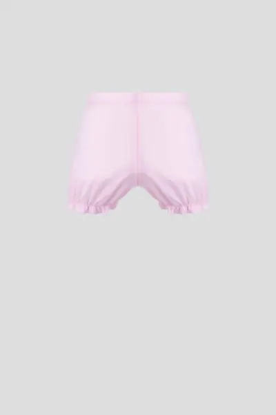 Платье нарядное из кружевной сетки с декором в комплекте с шортиками — изображение 5