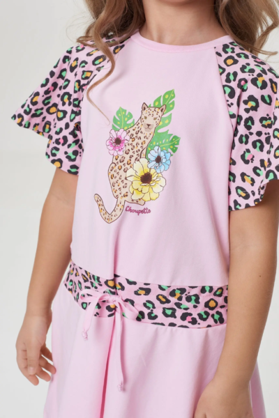 Платье мягкое комбинированное — изображение 6