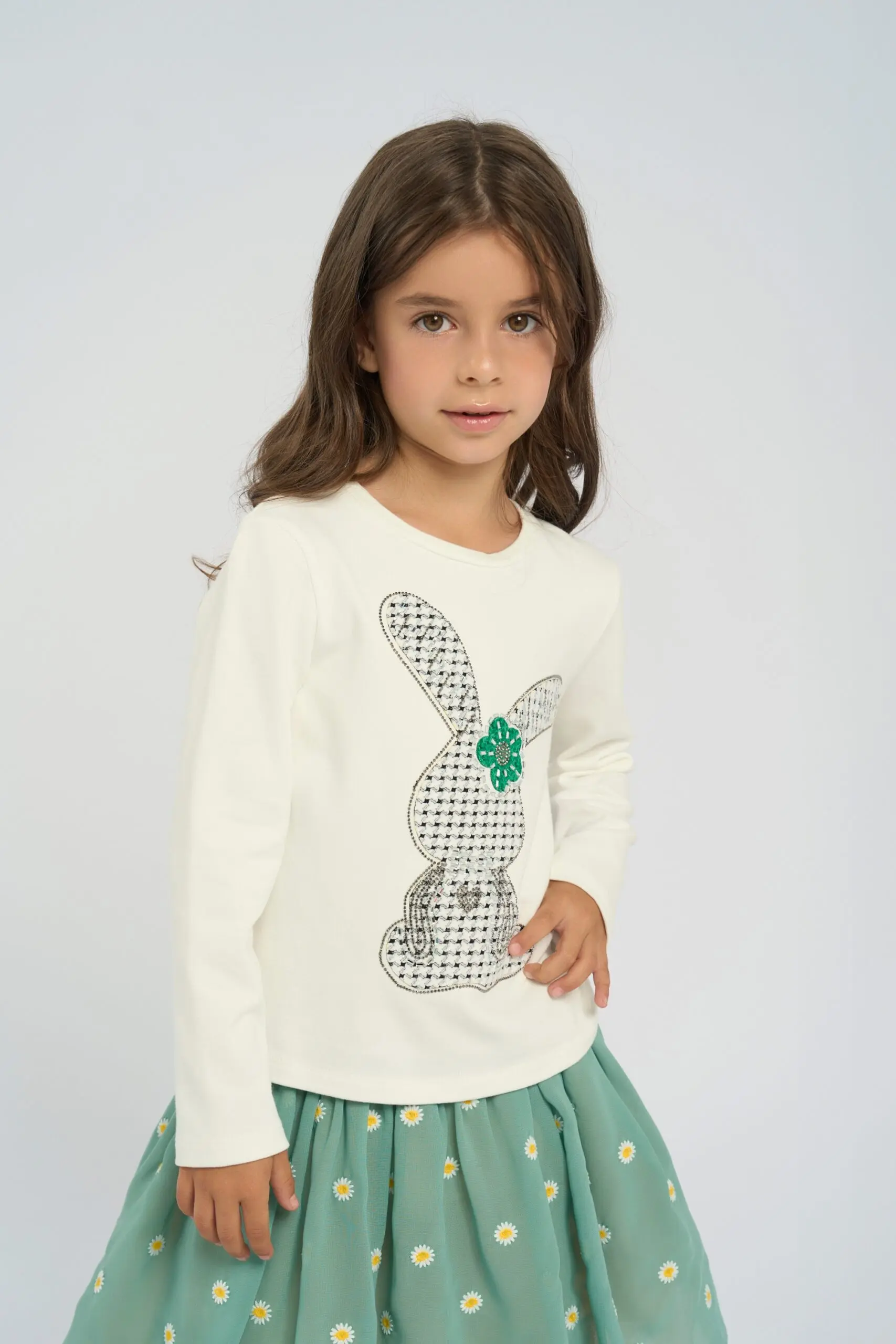 100.124 (1) Лонгслив с аппликацией — изображение 1