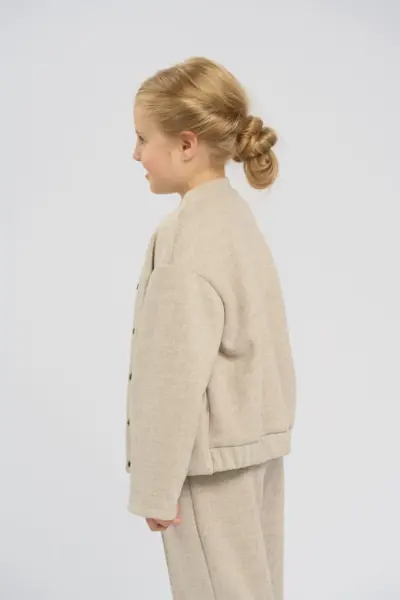 Бомбер из фактурного трикотажа — изображение 3