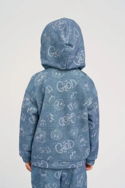 Костюм из футера с принтом — изображение 5