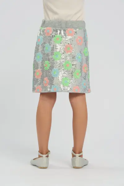 Юбка трикотажная с пайетками — изображение 4