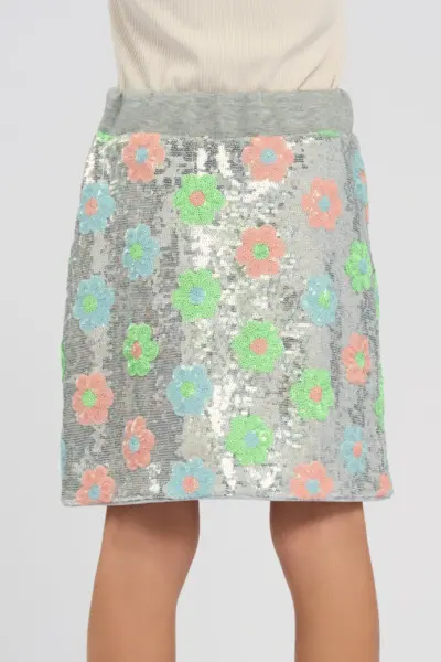 Юбка трикотажная с пайетками — изображение 6