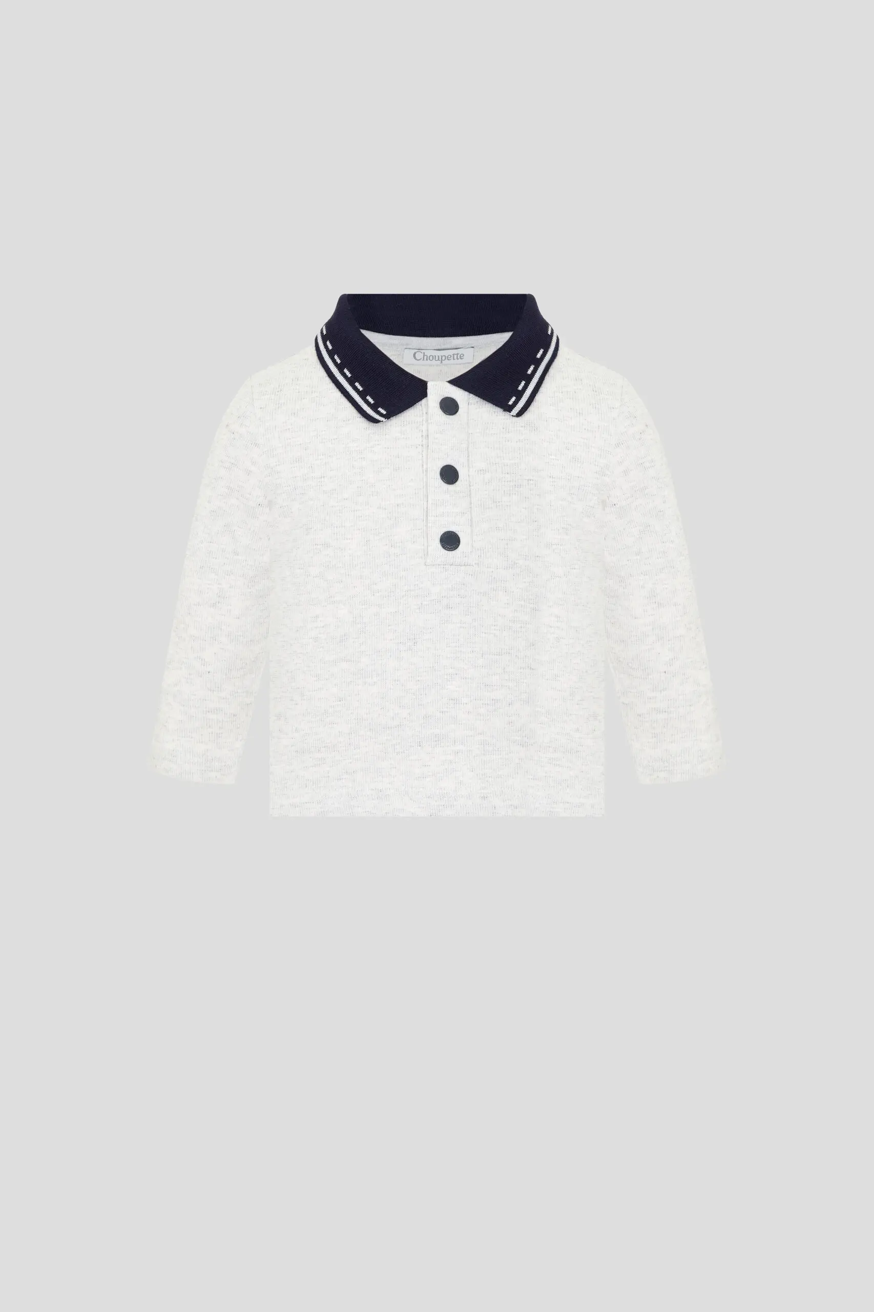 44.125 (1) Лонгслив с воротником-поло — изображение 1