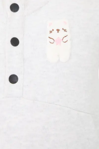 Лонгслив трикотажный с карманом "кенгуру" — изображение 3