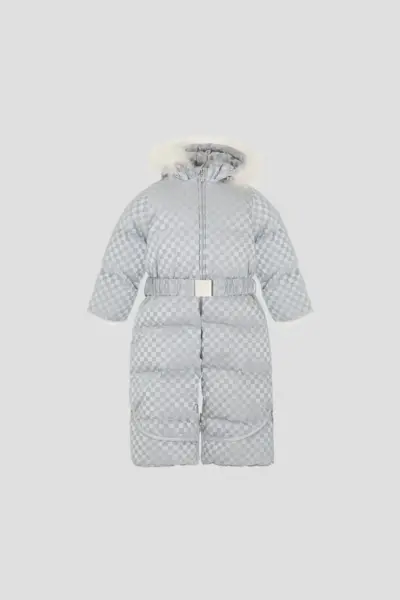 Конверт-комбинезон трасформер с меховой опушкой и манишкой — изображение 4