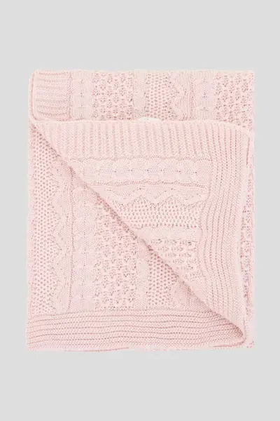 Пеленка-плед вязаный с узором — изображение 3