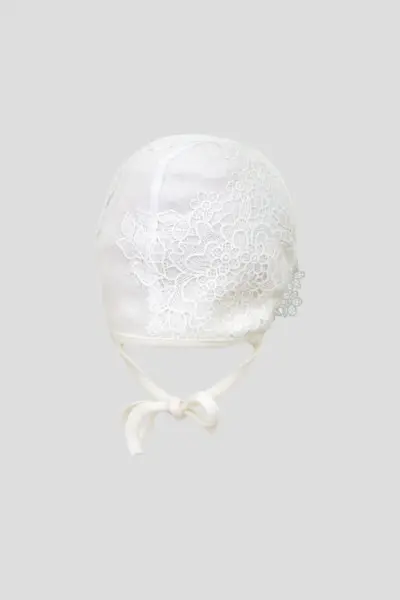 Комплект с кружевом (комбинезон, чепчик) — изображение 5