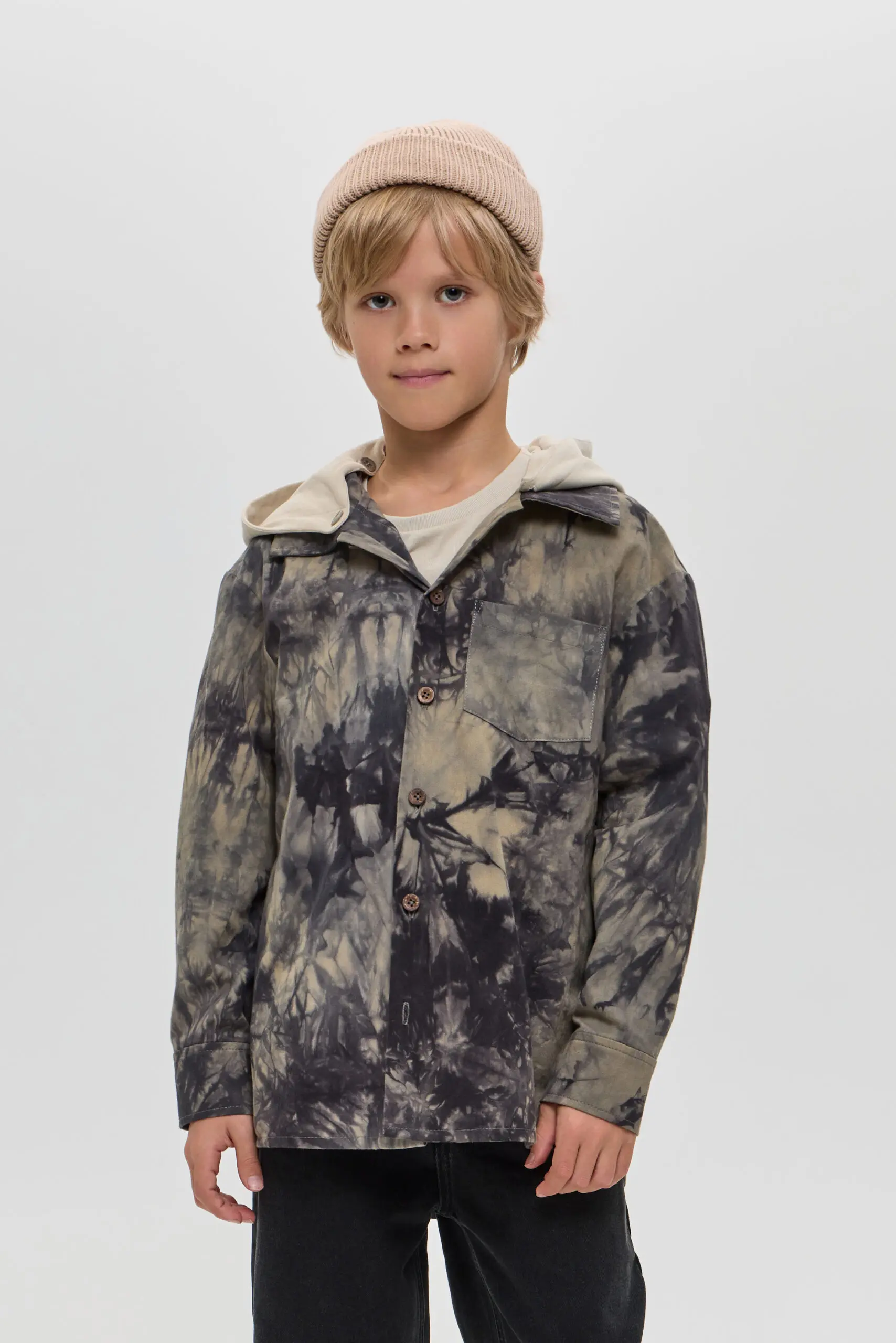 13.127_Choupette (3) Рубашка тай-дай — изображение 1