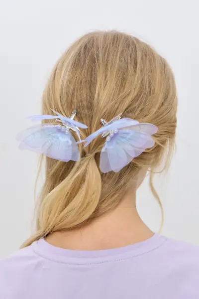 Футболка с принтом, в комплекте с заколками — изображение 4