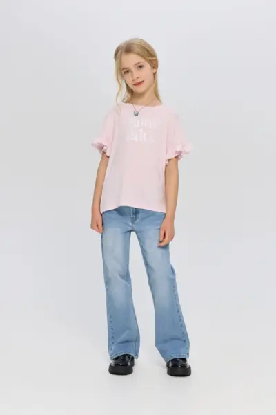 Футболка с принтом, в комплекте с цепочкой — изображение 8