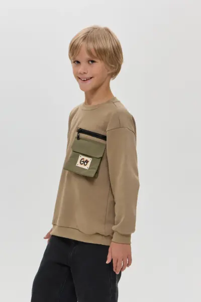 Свитшот с карманом — изображение 4