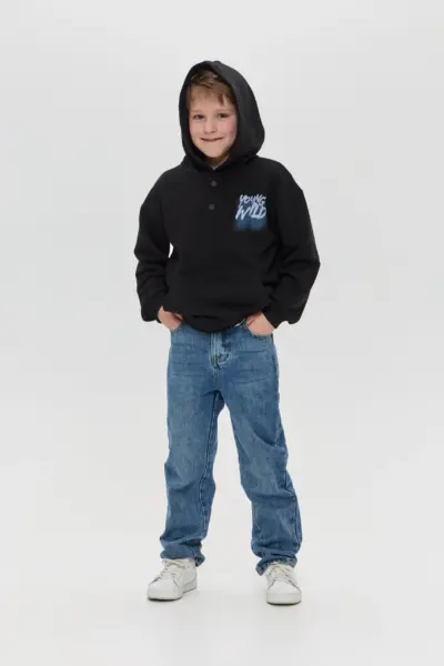 Худи оверсайз с принтом на спине — изображение 7