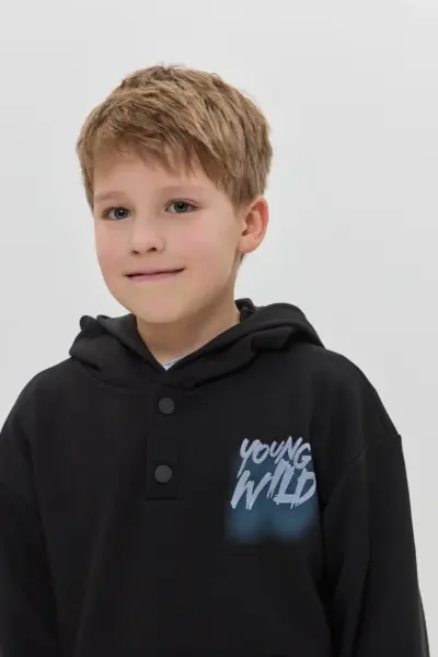 Худи оверсайз с принтом на спине — изображение 10