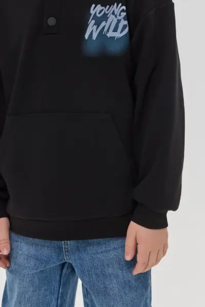 Худи оверсайз с принтом на спине — изображение 12