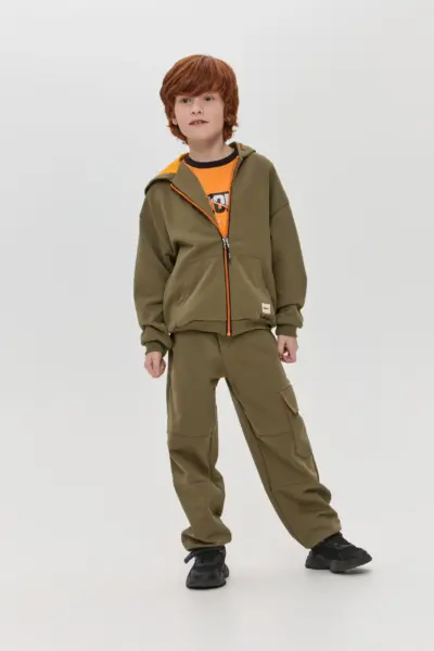 Костюм из футера (толстовка и брюки) — изображение 10