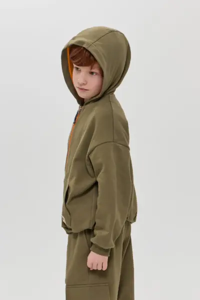 Костюм из футера (толстовка и брюки) — изображение 5