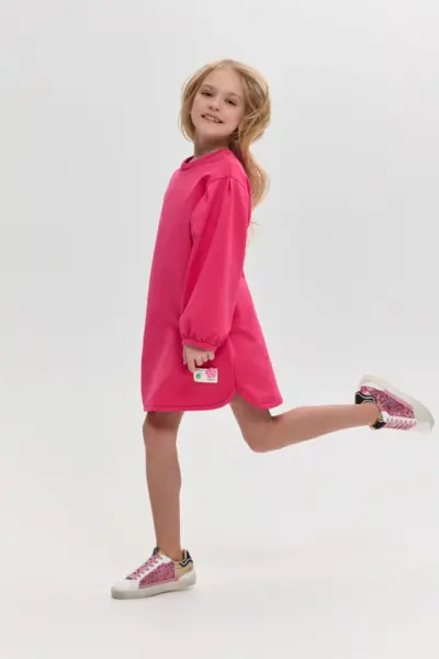 Платье из футера с декором — изображение 7