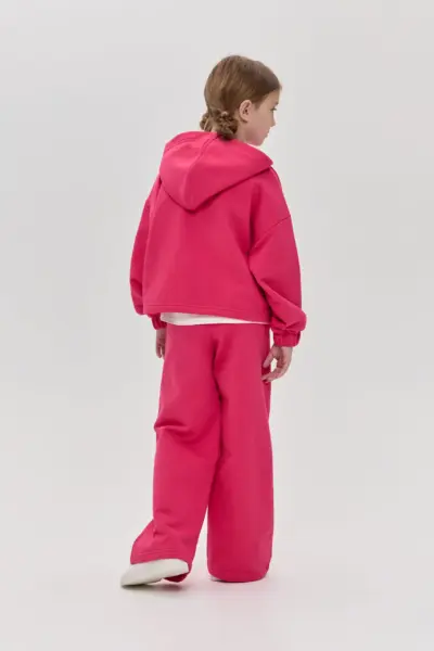 Костюм из футера (худи, брюки) с декором — изображение 6