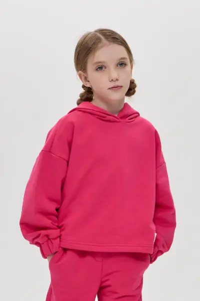 Костюм из футера (худи, брюки) с декором — изображение 8