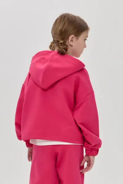 Костюм из футера (худи, брюки) с декором — изображение 10